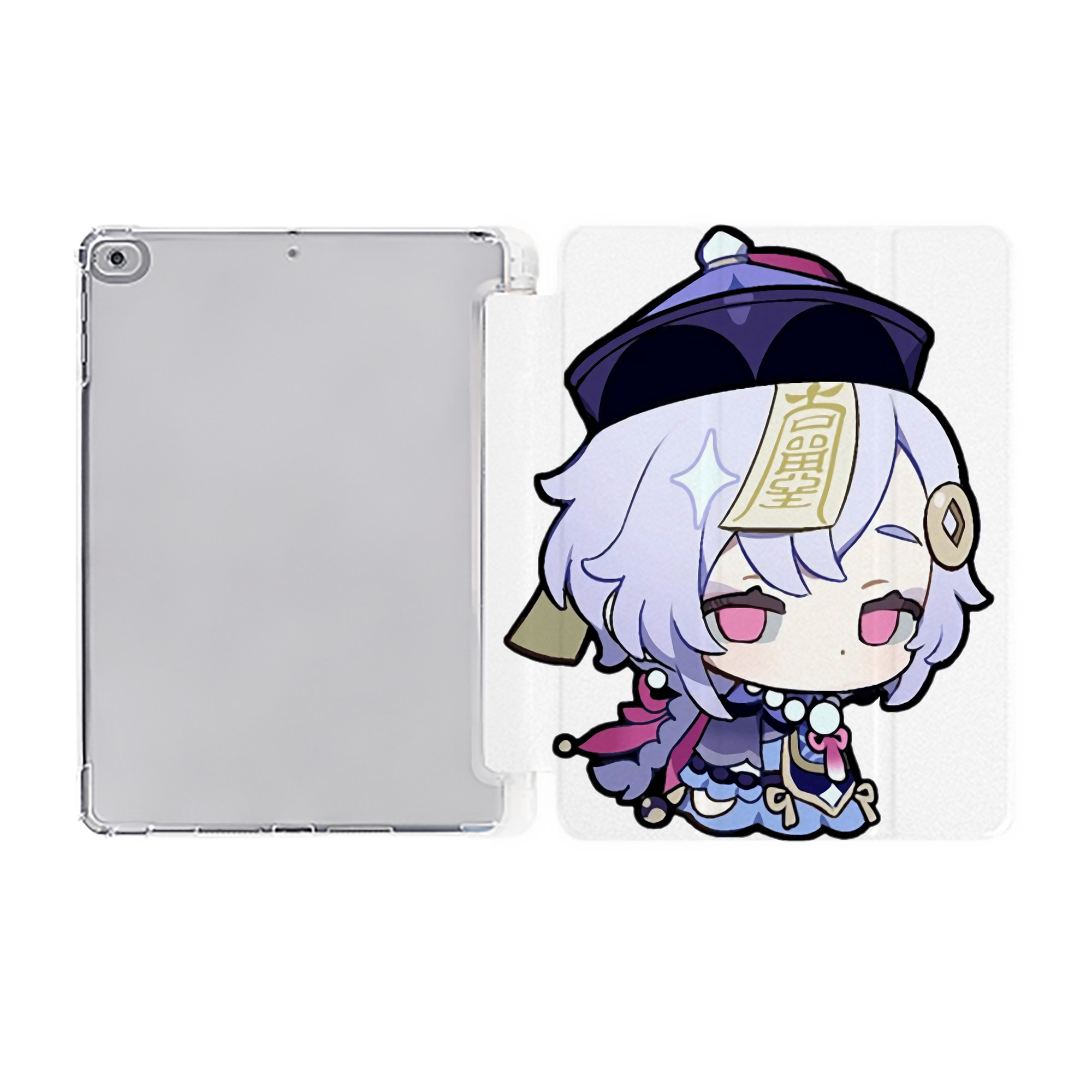 げんし神 七七 なな  genshin Nana IPad ケース ペン収納付き 三つ折りスタンド PUレザー×シリコン 対応機種9.5/10.5/10.9インチ
